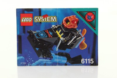 Lego Aquazone Aquasharks Set 6115 Shark Scout 100% complete +