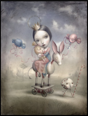 100 Illustrators　nicoletta ceccoli Nicoletta Ceccoli's childlike paintings are a delectable