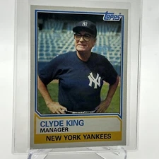 1983 Topps Clyde King Baseball Card #486 NM-Mint FREE SHIPPING