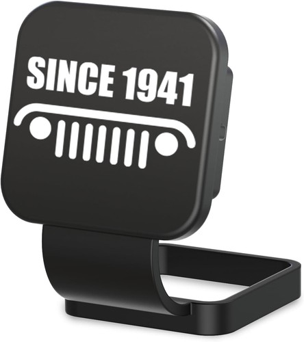 JEEP SINCE 1941 Rubber Hitch Cover fits for 2'' Hitch Receivers Classic Style