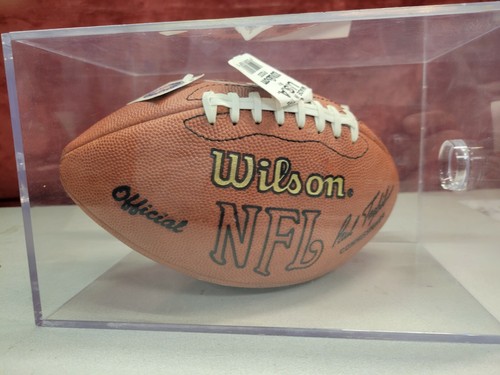 Ricky Watters Autographed Signed NFL Football w/ COA & Case - Picture 4 of 6