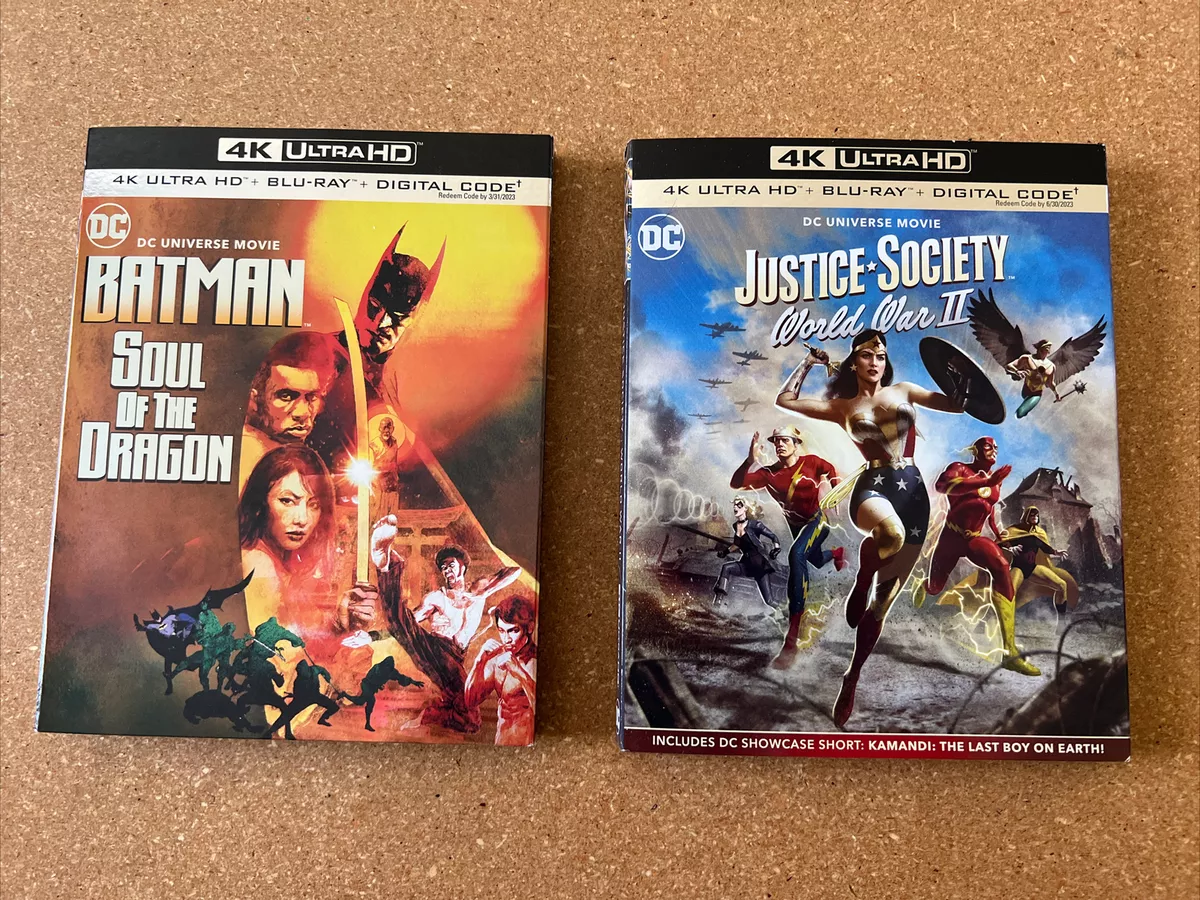 JUSTICE SOCIETY World War II & BATMAN Soul of The Dragon 4K Ultra