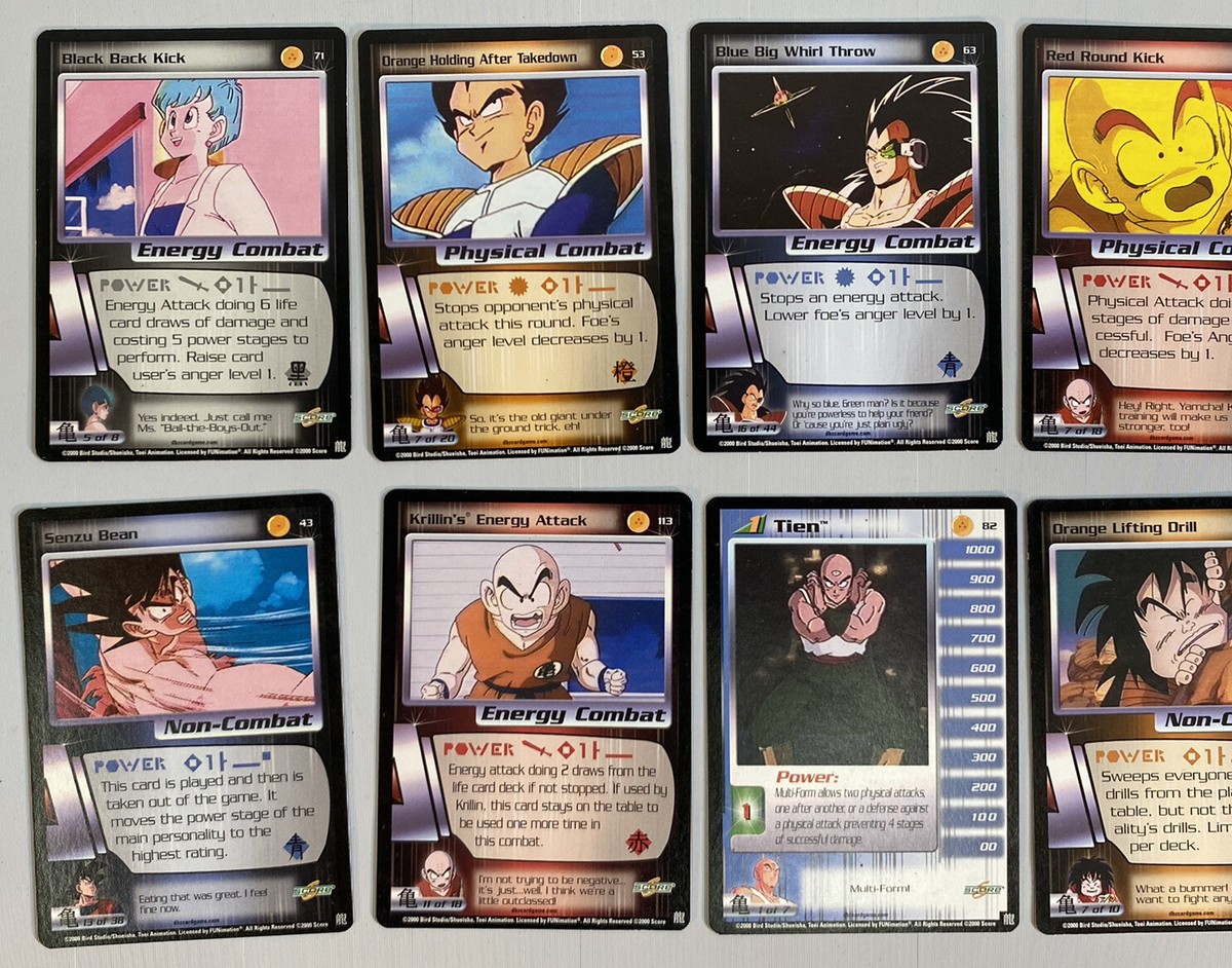 Vintage 2000 Dragon Ball Z Collectible Card Game CCG Score 10-Card