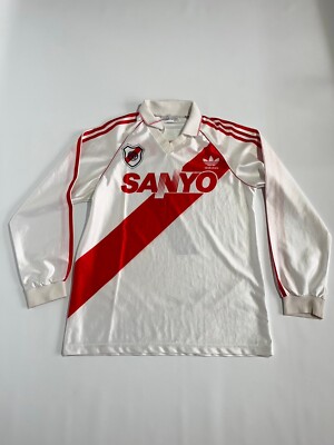 camiseta fútbol RIVER PLATE (argentina) home ADIDAS 1995 sanyo t2