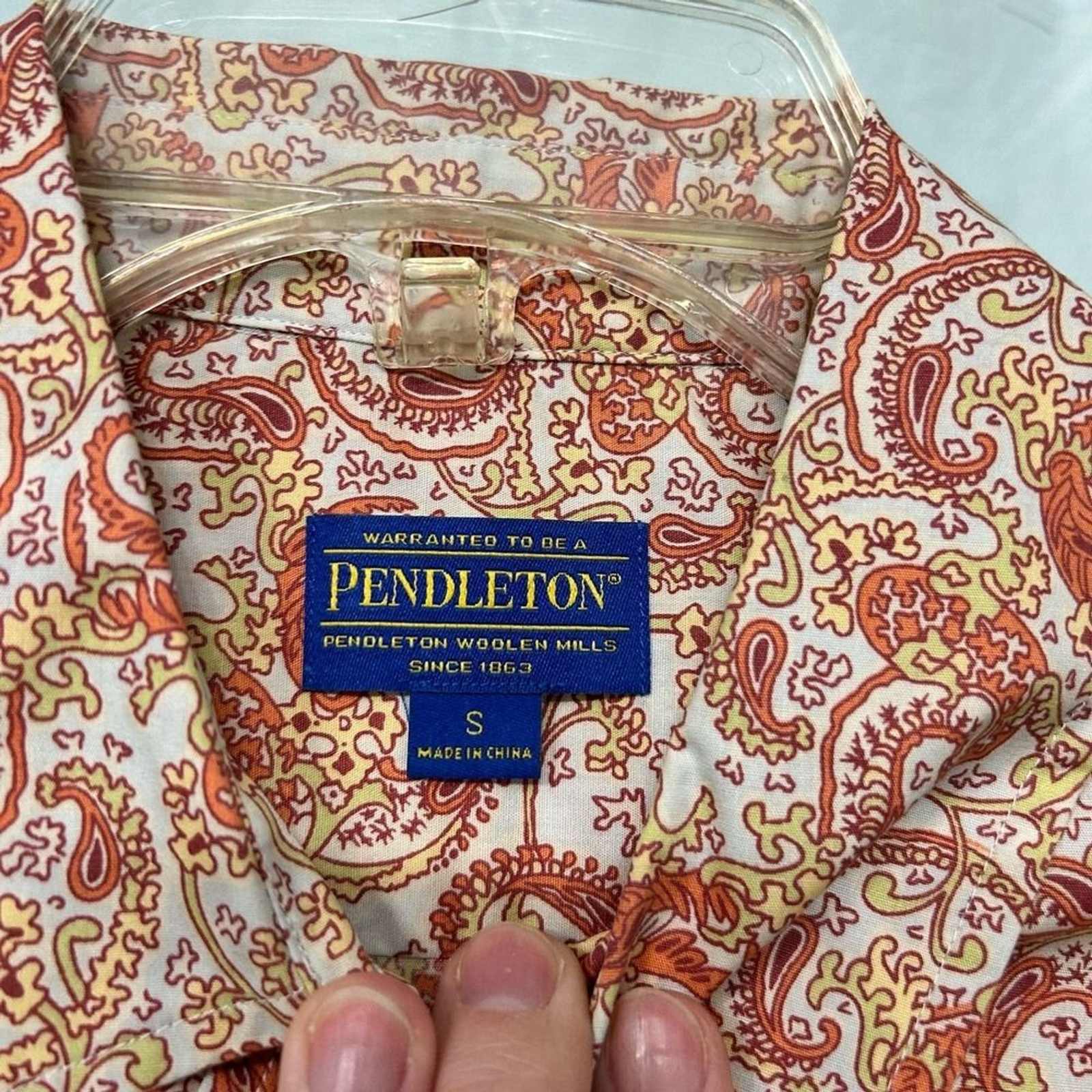 Pendleton Womens Button Down Small 100% Cotton Pa… - image 3