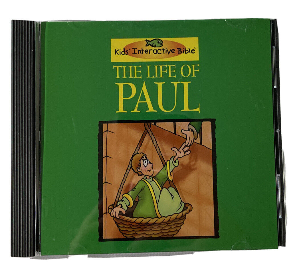 The Life of Paul Interactive Bible for Kids story and games CD-ROM 