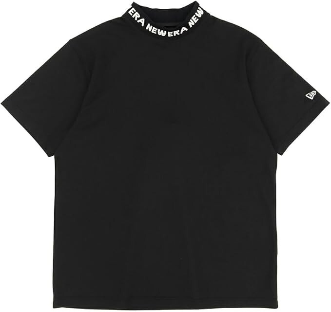 NEW ERA GOLF CLUB Tシャツ m ブラック 半袖 ユーティリティー ミッドネック Tシャツ NEW ERA GOLF CLUB