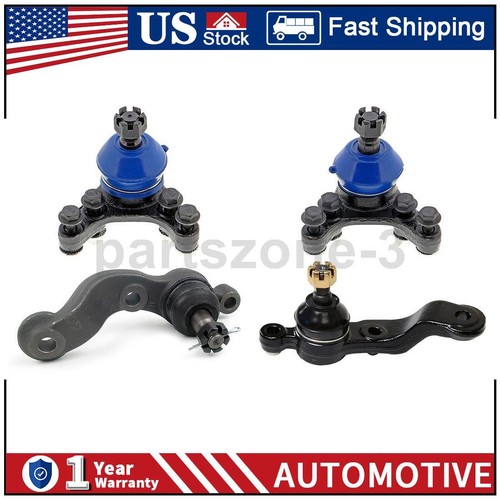 4x Front Upper Lower Ball Joint Fits Toyota Tacoma 2.7L 2.4L 3.4L