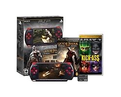  PlayStation Portable Limited Edition God of War Ghost of Sparta  Entertainment Pack - Red/Black : Video Games