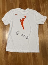 Kelsey Plum, Sydney Colson, And Alysha Clark signed WNBA Shirt