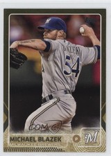 2015 Topps Update Gold 1939/2015 Michael Blazek #US18 10k8