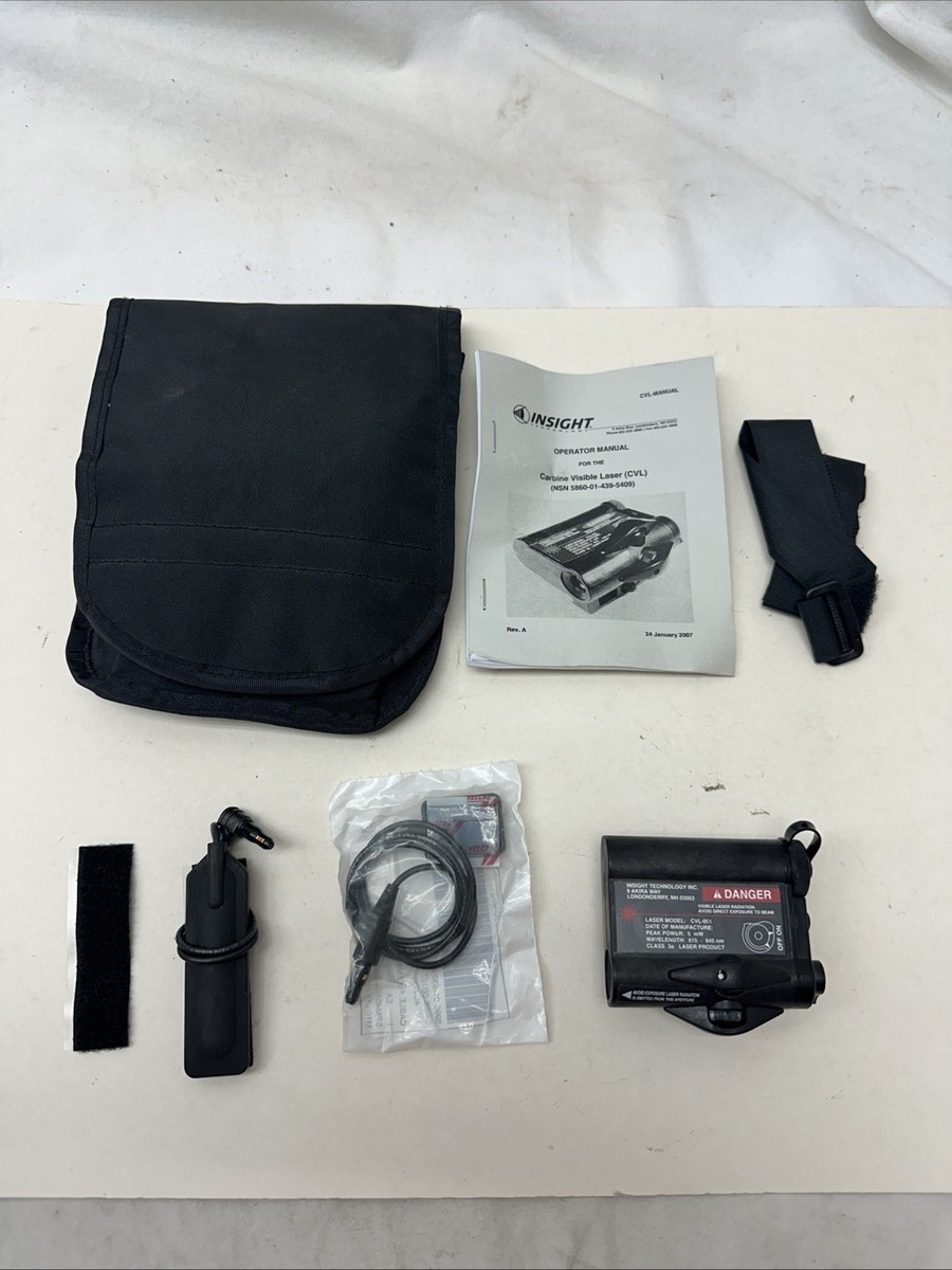 Insight AN/PEQ-5 CVL Carbine Visible Laser PAQ Red GWOT Clone