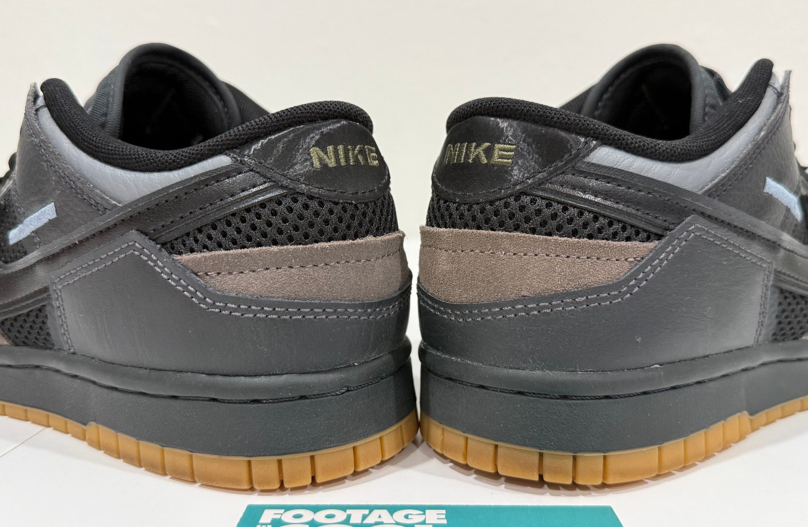 NIKE SB DUNK SCRAP LOW PATCHWORK COOL GREY BLACK … - image 10