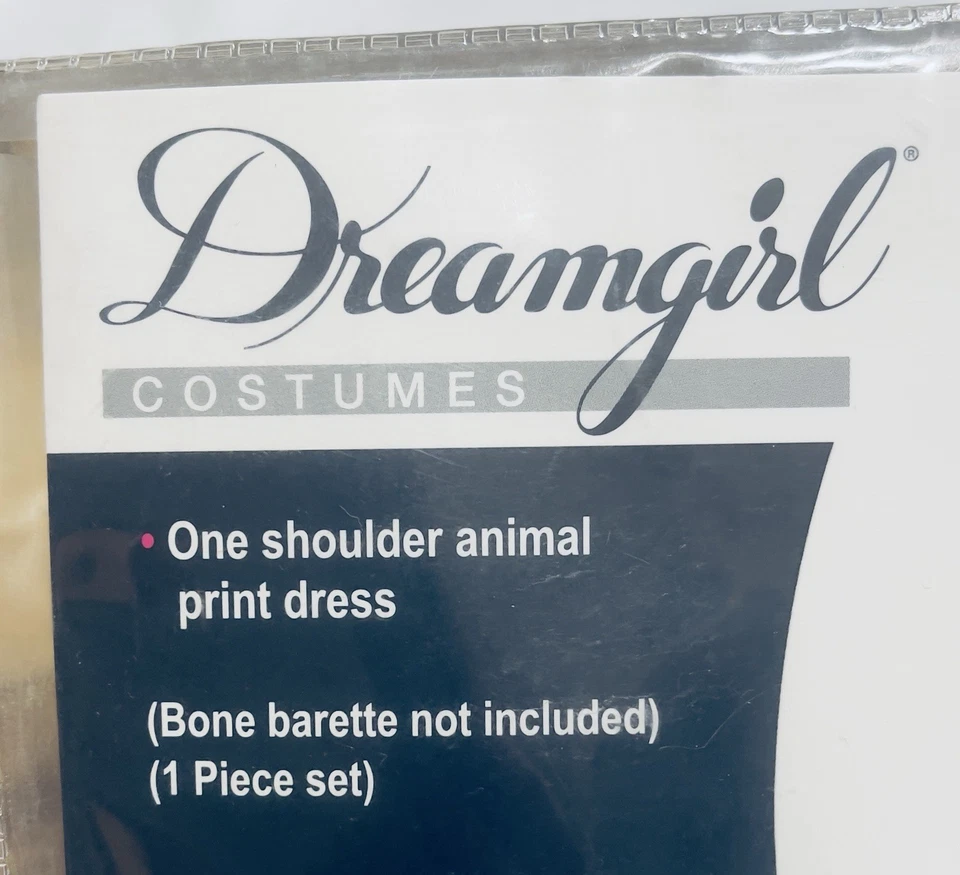 New-Women's Cave Girl Costume (Size Med) Comes With Bone Barrette And Jewelry - Image 4 of 4