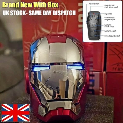Autoking Iron Man Helmet MK5 1/1 Voice-controlled Mask Transform CosplayProp NEW