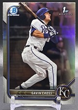2022 Bowman Draft #BDC-6 Gavin Cross KC Royals 1st Bowman Chrome Refractor
