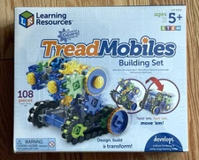 Learning Resources Gears! Gears! Gears! TreadMobiles Building Set 108 pieces, 5+