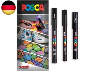 POSCA Permanent-Marker auf Wasserbasis, für verschiedene Oberflächen, PC-1MR, P