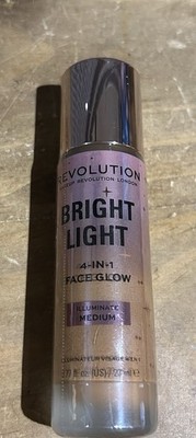 Revolution Bright Light 4 In 1 Face Glow Radiance Medium NEW SEALED Makeup