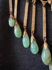 Antique Chinese Export Jade Dangle Necklace Early 20th Century Silver — photo 6