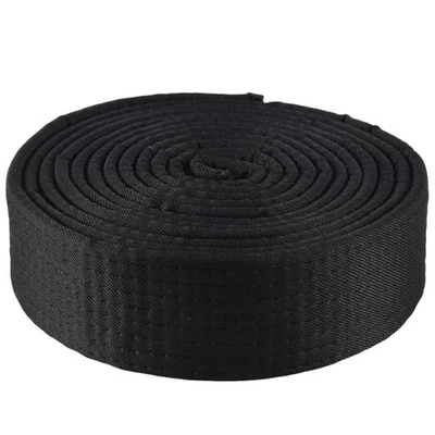 Kampfkunst Karate TaeKwonDo Kette Weich Guertel Schwarz X7F57643 - Bild 1 von 3