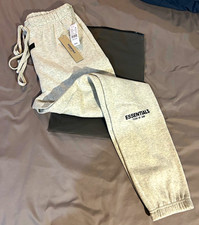 Fear of God Essentials Mens Gray Fleece Jogge...