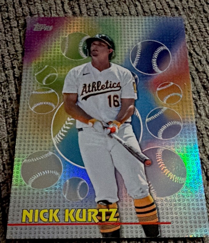 Topps 2025 Titans of the Game Insert Nick Kurtz #TOG-22 Oakland Athletics