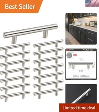 Durable 3 Inch Brushed Nickel Pull Handles - ...