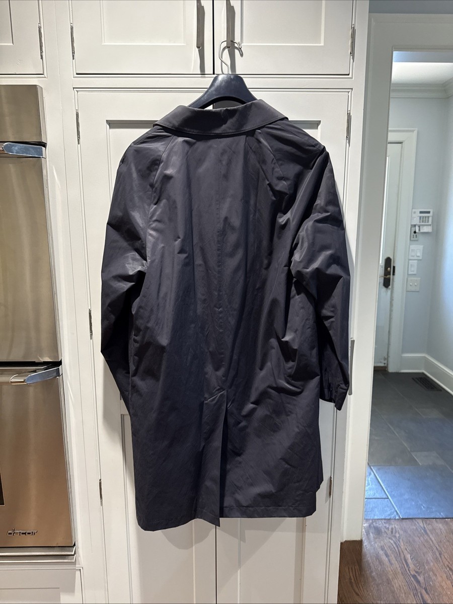 Burberry London Men's Navy 3/4 Length Waterproof Trench Coat