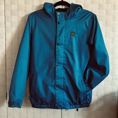 Volcom Brand Youth Large Hooded Snowboard Jacket-Let the Kids Ride Free