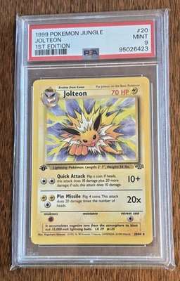 first edition jolteon pokemon card Jolteon Pokemon Card Credit Card Credit Card Skin – Anime Town Creations main image 0