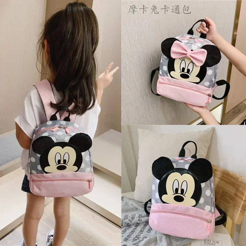 Disney Cartoon Backpack for Baby Boys Girls Minnie Mickey Mouse Children Lovely - Picture 10 of 23