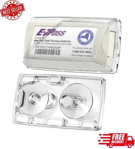 EZ Pass Holder for Windshield: Toll Pass Tag Transponder Holder for Car, Upgrade - product listing photo
