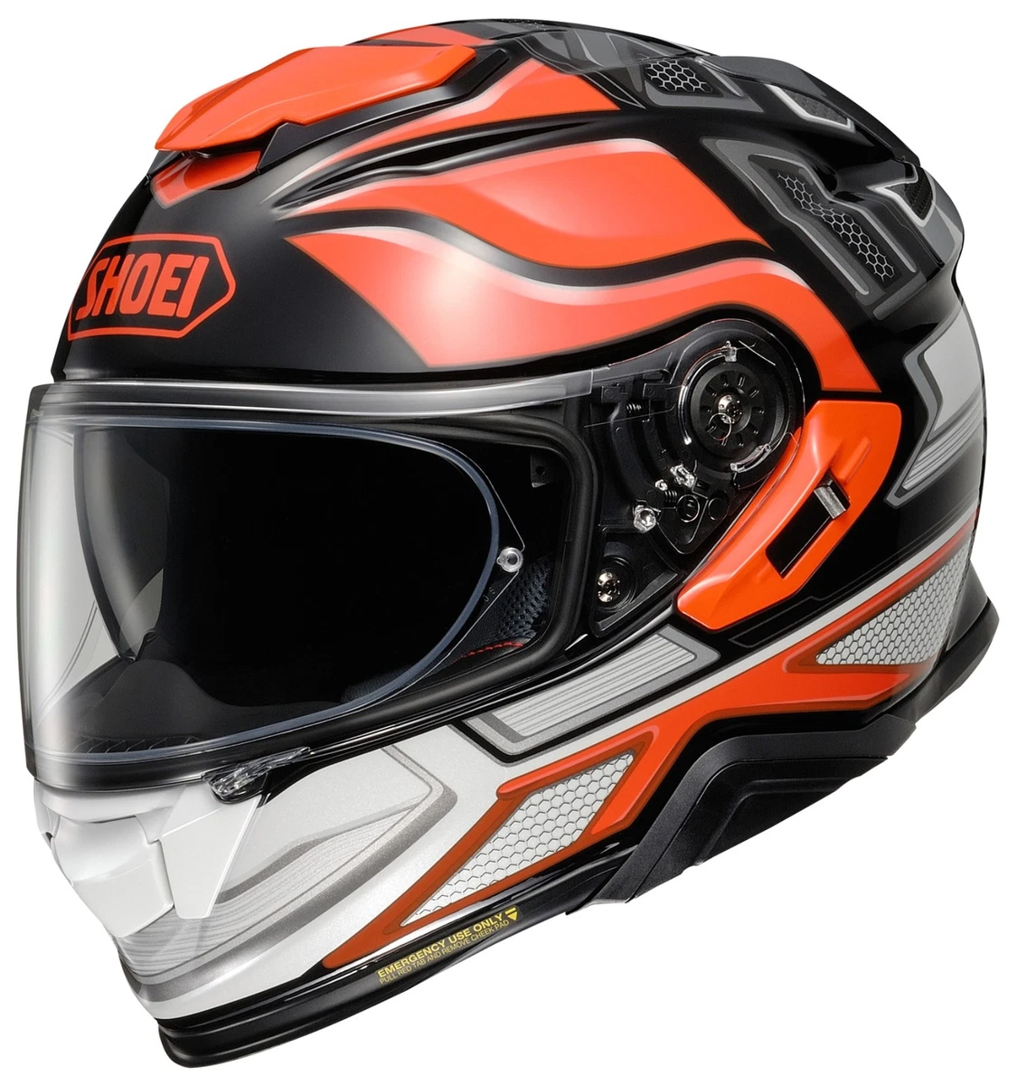 Preços baixos em Capacetes de rosto inteiro laranja SHOEI | eBay