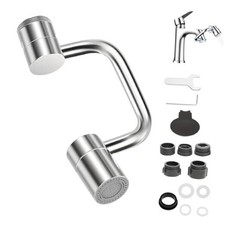 Flexiflow 1080 Rotatable Faucet Aerator, New Rotating Faucet Extender, U Shape