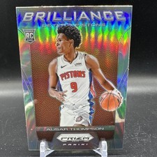 AUSAR THOMPSON Rookie Silver Prizm Brilliance 2023-24 Prizm Deca #15 Pistons