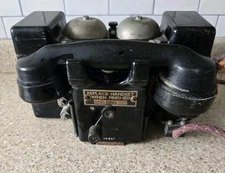 Vintage WW2 Set Mk II British Army Military Bakelite Field Telephone