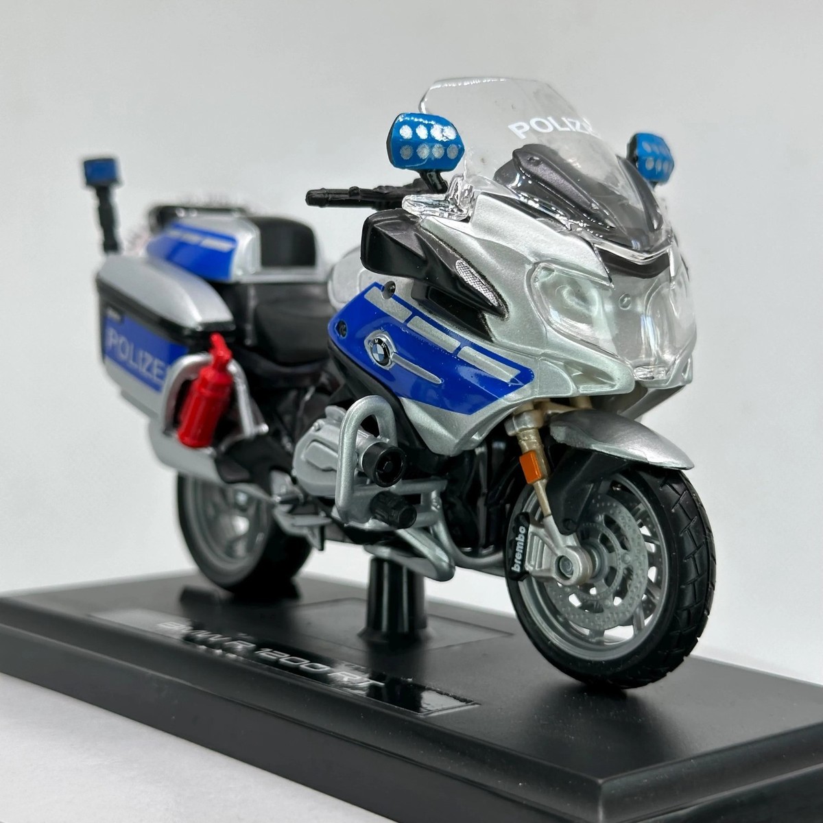 MAISTO 1:18 GERMAN POLICE MOTORCYCLES BMW R 1200 RT POLIZEI 32306