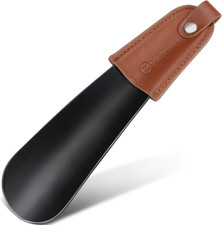 Metal Shoe Horn,Small Travel Shoehorn for Men Women Kids,6.7'' Portable Shoe Spo