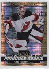 2024-25 O-Pee-Chee Platinum Marquee Rookies Seismic Gold 34/50 Isaac Poulter ry2