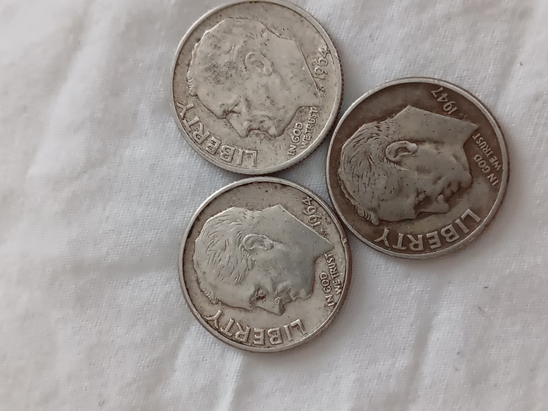 Lot Of 3 Dimes