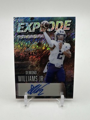 Demond Williams Jr. 2026 Leaf Explode Onto The Scene Auto /12 Washington Huskies