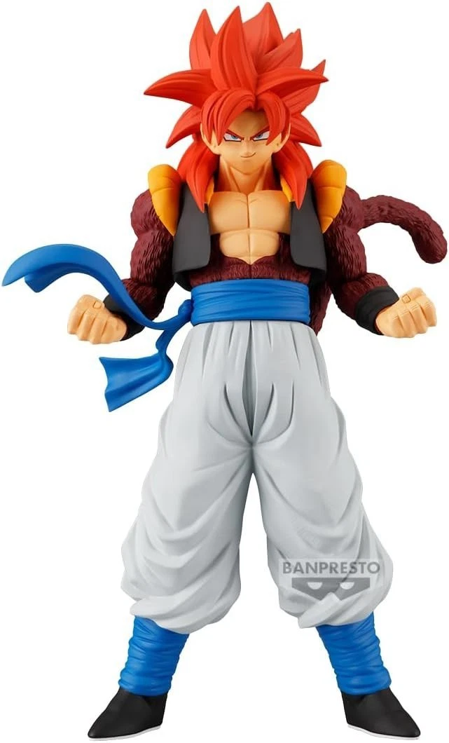BANPRESTO Dragon Ball Figura Estatua 19cm GOGETA Super Saiyan 4 SOLID EDGE
