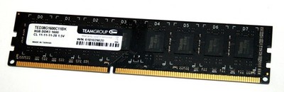 8 GB DDR3 RAM 240-pin PC3-12800U non-ECC 1,5V  CL11  'Team TED38G1600C11BK'