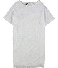 Alfani Womens Lace Sheath Dress, White, Plus Size, 2X