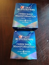 Crest 3D White 3D Whitestrips 1 Week Smile Transformation Enamel Safe Strips