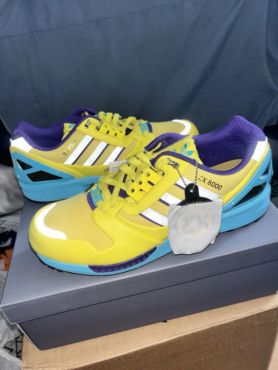 adidas ZX 8000 Consortium Yellow Blue Glow for Sale | Authenticity