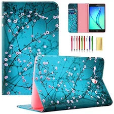 Case for Samsung Galaxy Tab E 8.0 Inch 2016 - Shockproof Folio Stand with Card P