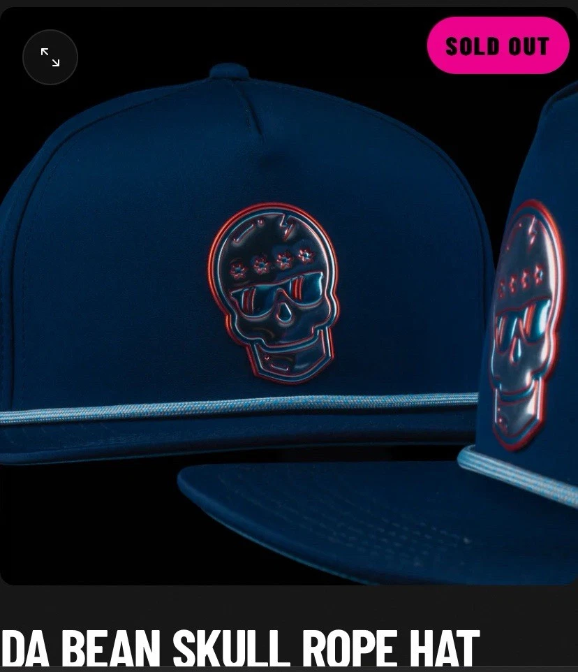 Cappello Snapback Uomo Donna Moda Papà - Berretto Baseball Tesa Curva, Ricamo Teschio, Taglia Large (55-60 Cm)