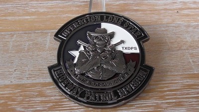 Texas Highway Patrol Operation Lone Star Texas Border Crisis Challenge Coin E391